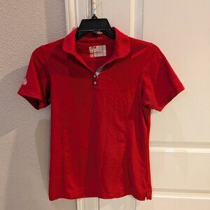 Chick Fil A Polo Shirt women Red Employee Uniform Size Medium